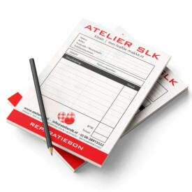 Drukwerkbegeleiding notitieblokken | Atelier SLK